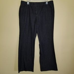 Larry Levine Dress Pants Charcoal Gray Siz…